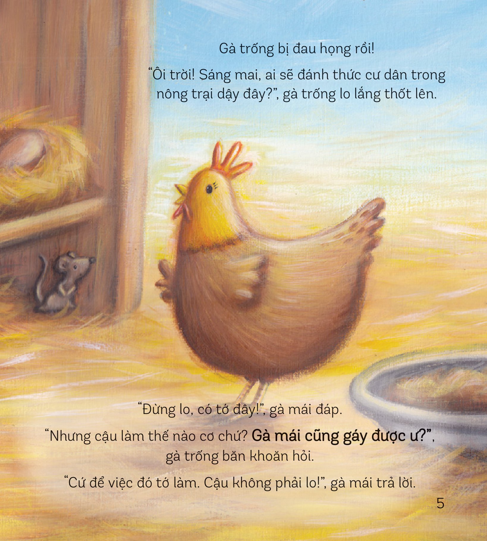 storytime - truyện hay phát triển trí tuệ - gà mái gáy được ư? - Ảnh 5