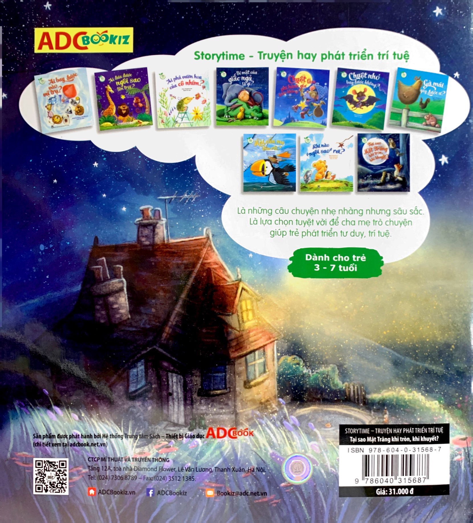 storytime - truyện hay phát triển trí tuệ - tại sao mặt trăng khi tròn, khi khuyết? - Ảnh 7