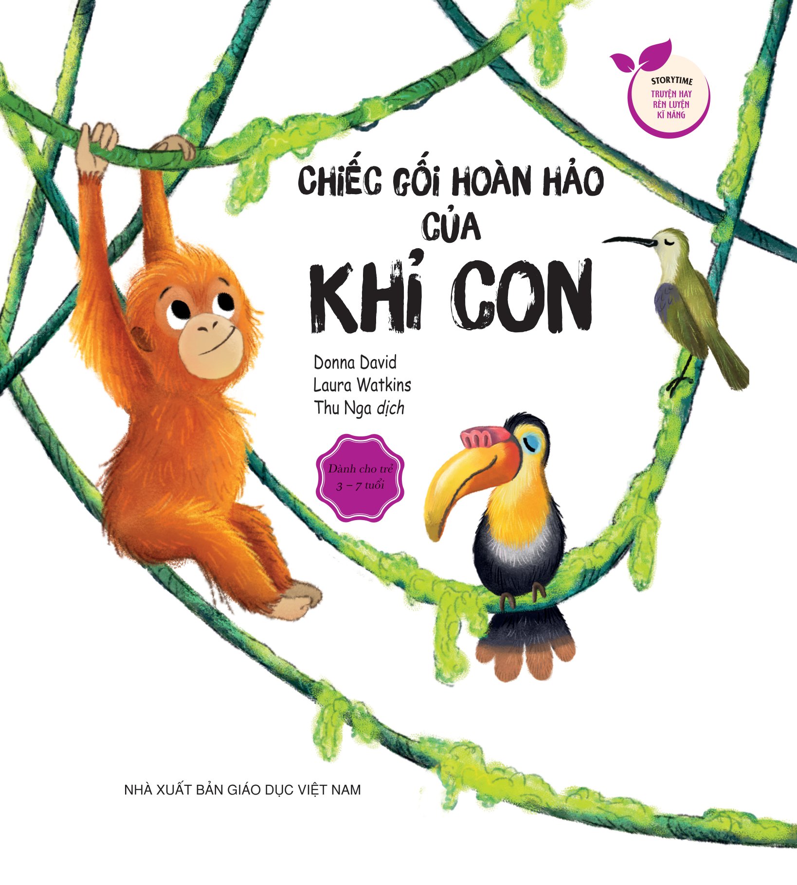 storytime - truyện hay rèn luyện kĩ năng - chiếc gối hoàn hảo của khỉ con - Ảnh 3