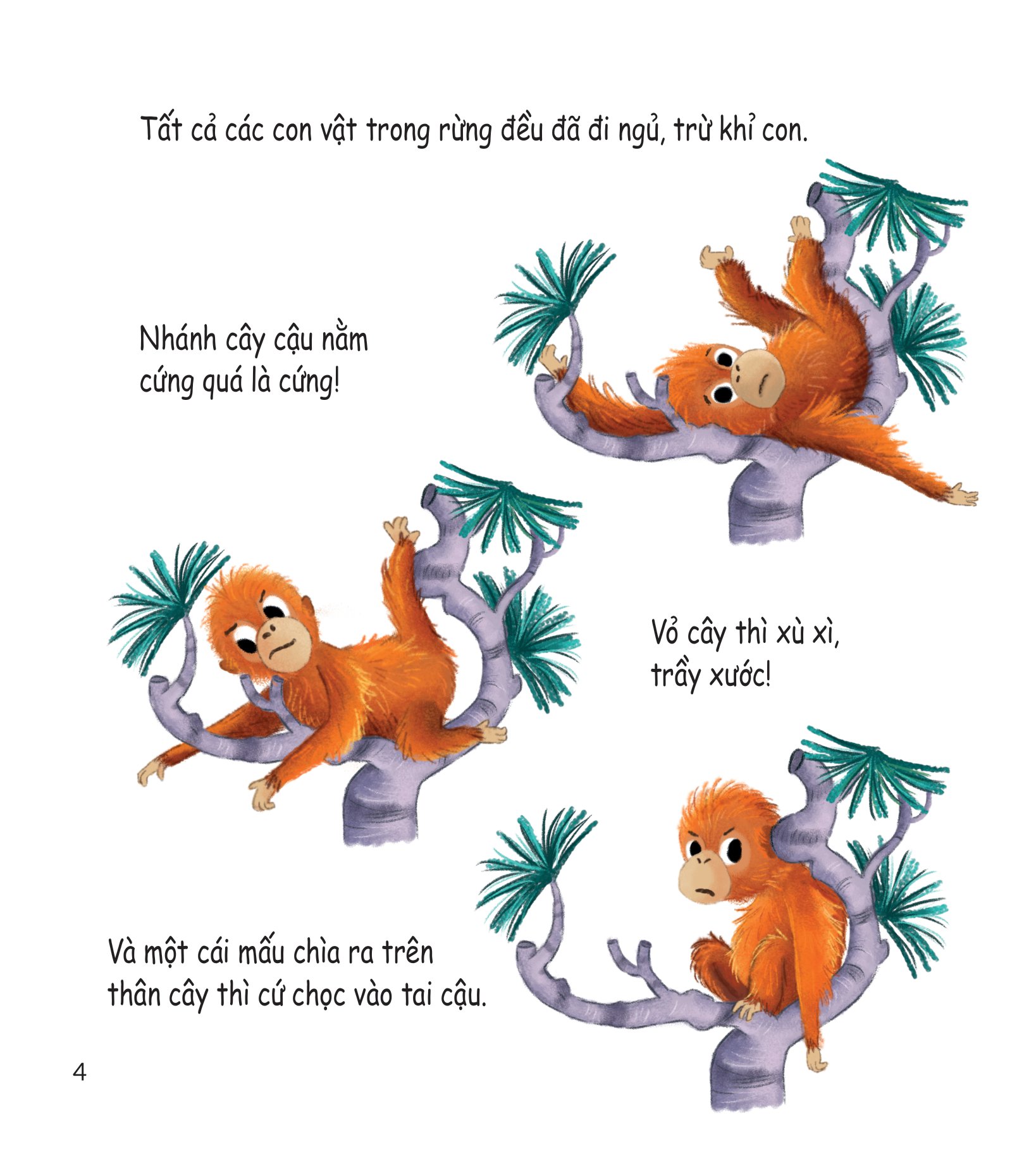 storytime - truyện hay rèn luyện kĩ năng - chiếc gối hoàn hảo của khỉ con - Ảnh 4