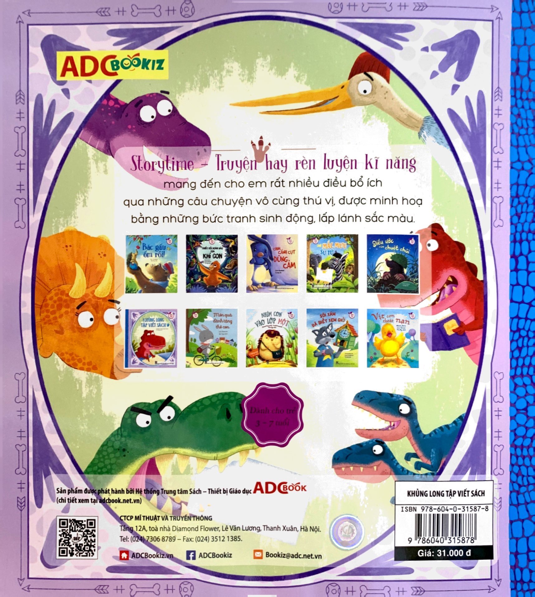 storytime - truyện hay rèn luyện kĩ năng - khủng long tập viết sách - Ảnh 7
