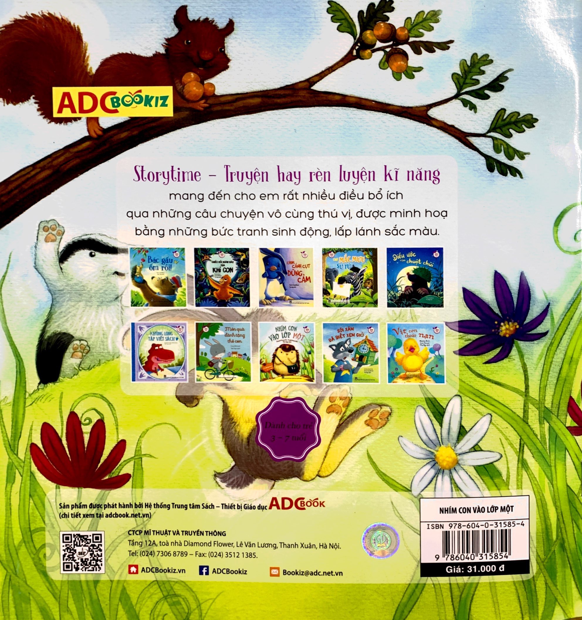 storytime - truyện hay rèn luyện kĩ năng - nhím con vào lớp một - Ảnh 7