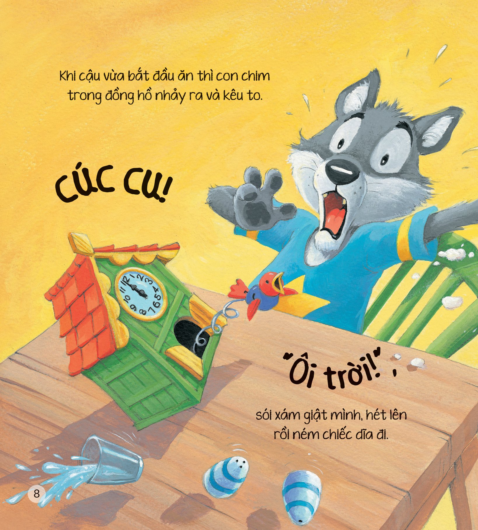 storytime - truyện hay rèn luyện kĩ năng - sói xám đã biết xem giờ - Ảnh 6