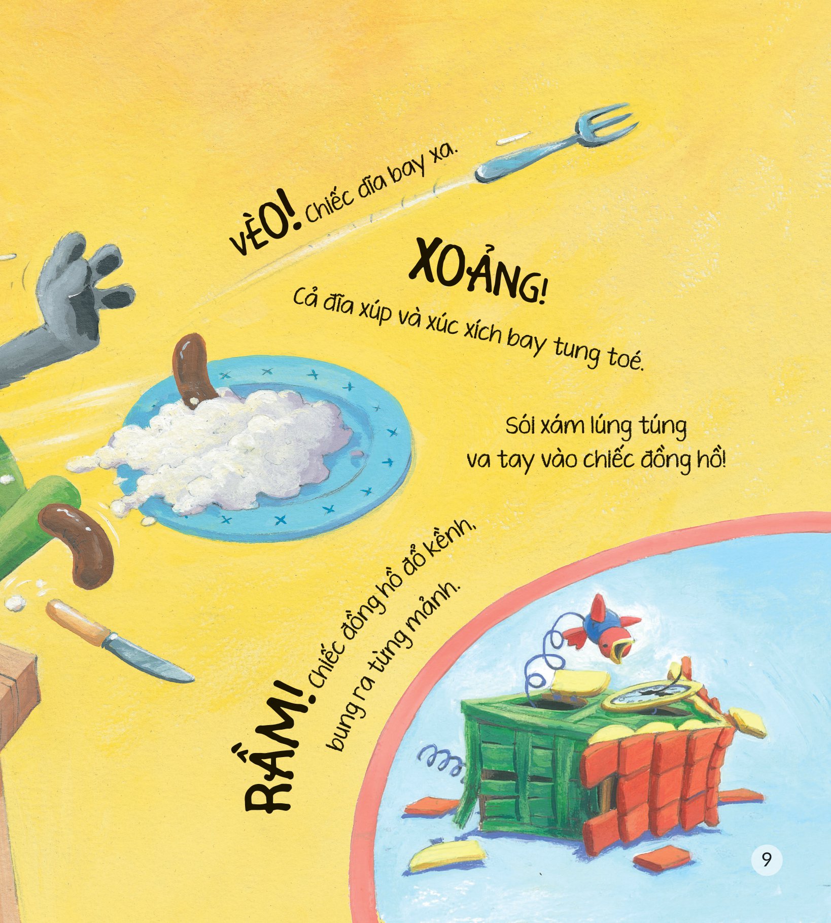 storytime - truyện hay rèn luyện kĩ năng - sói xám đã biết xem giờ - Ảnh 7