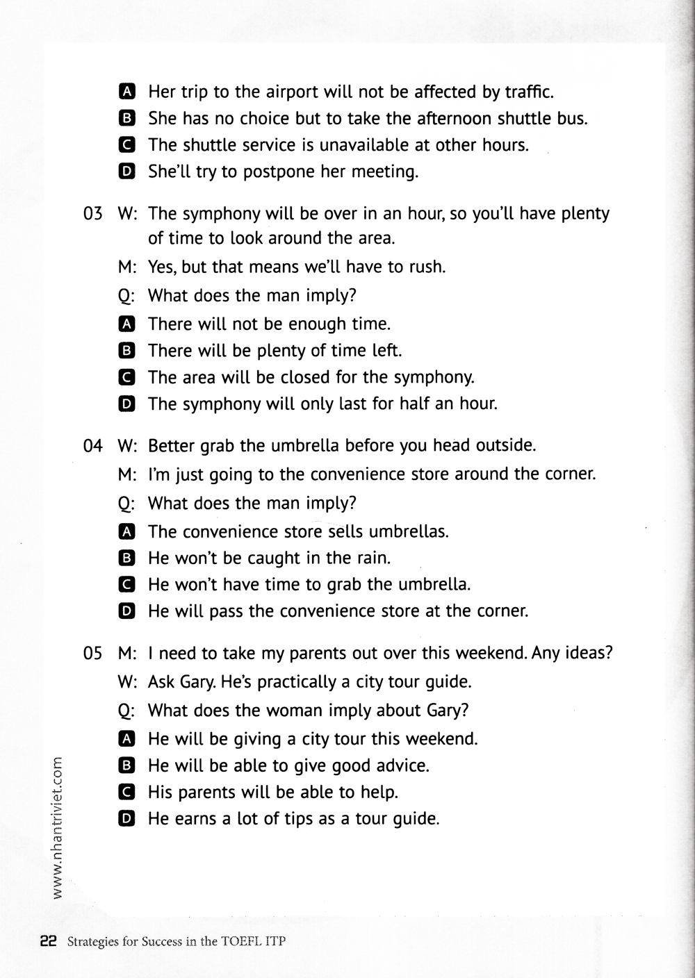 strategies for sucess in the toefl itp (kèm cd) - Ảnh 8