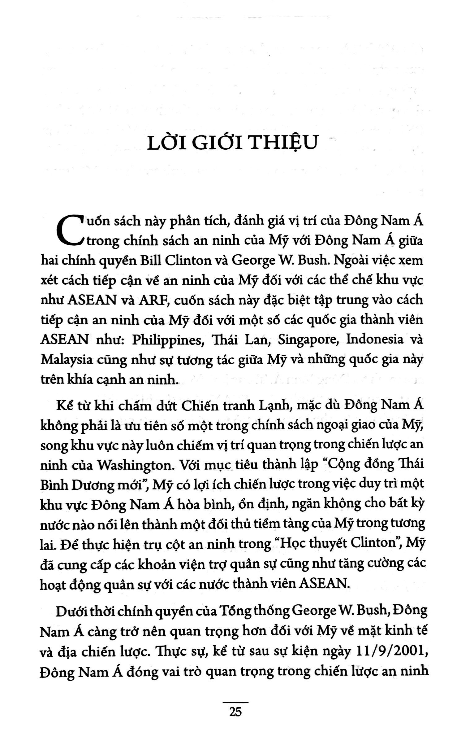 sự can dự an ninh của mỹ với đông nam á dưới thời chính quyền bill clinton và george w.bush - Ảnh 3