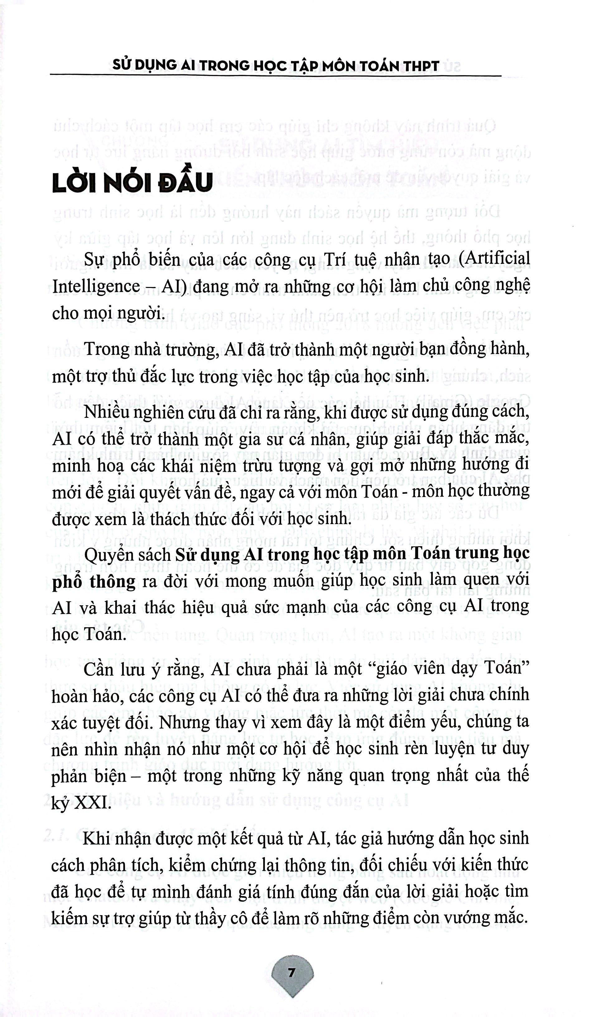 Sử Dụng AI Trong Học Tập Môn Toán Trung Học Phổ Thông - Ảnh 4