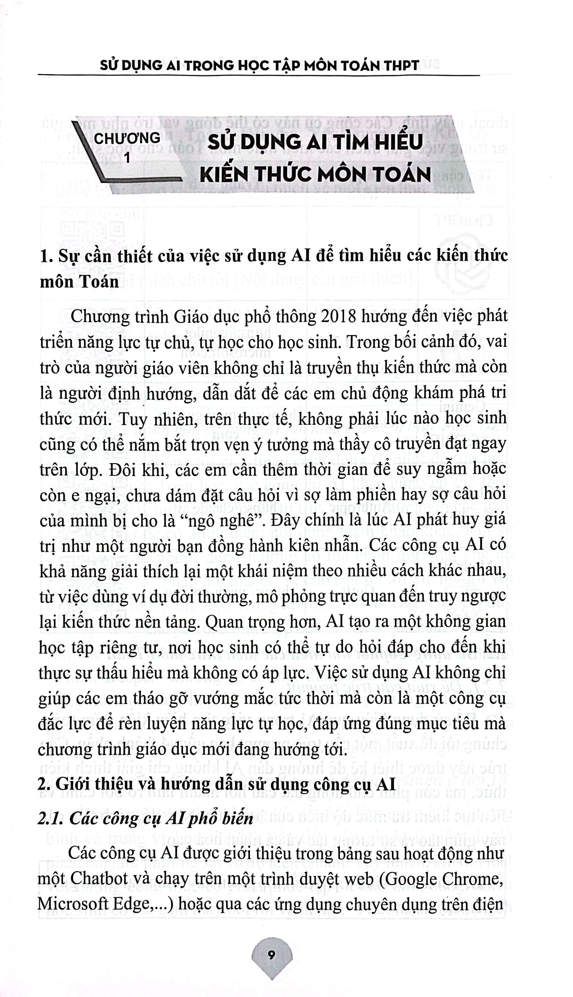 Sử Dụng AI Trong Học Tập Môn Toán Trung Học Phổ Thông - Ảnh 5