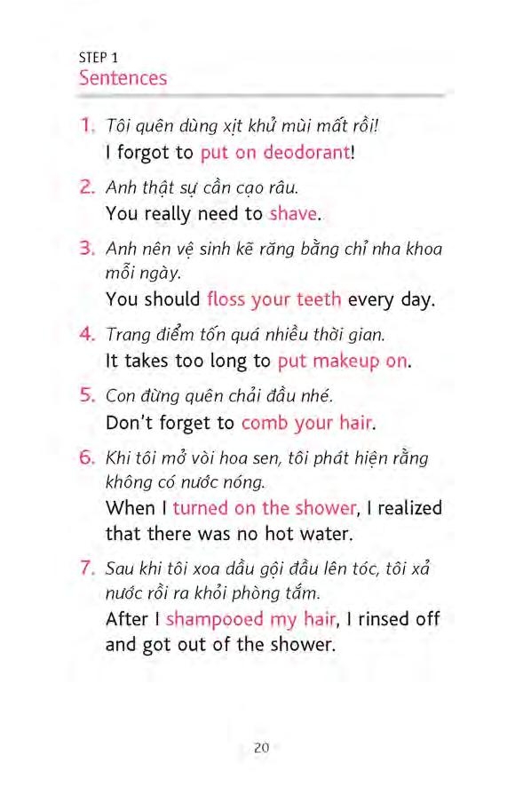 sử dụng tiếng anh trong sinh hoạt thường ngày từ sáng đến tối - Ảnh 19