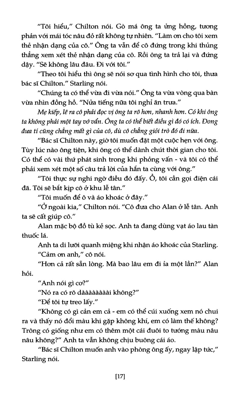 sự im lặng của bầy cừu (tái bản 2019) - Ảnh 11