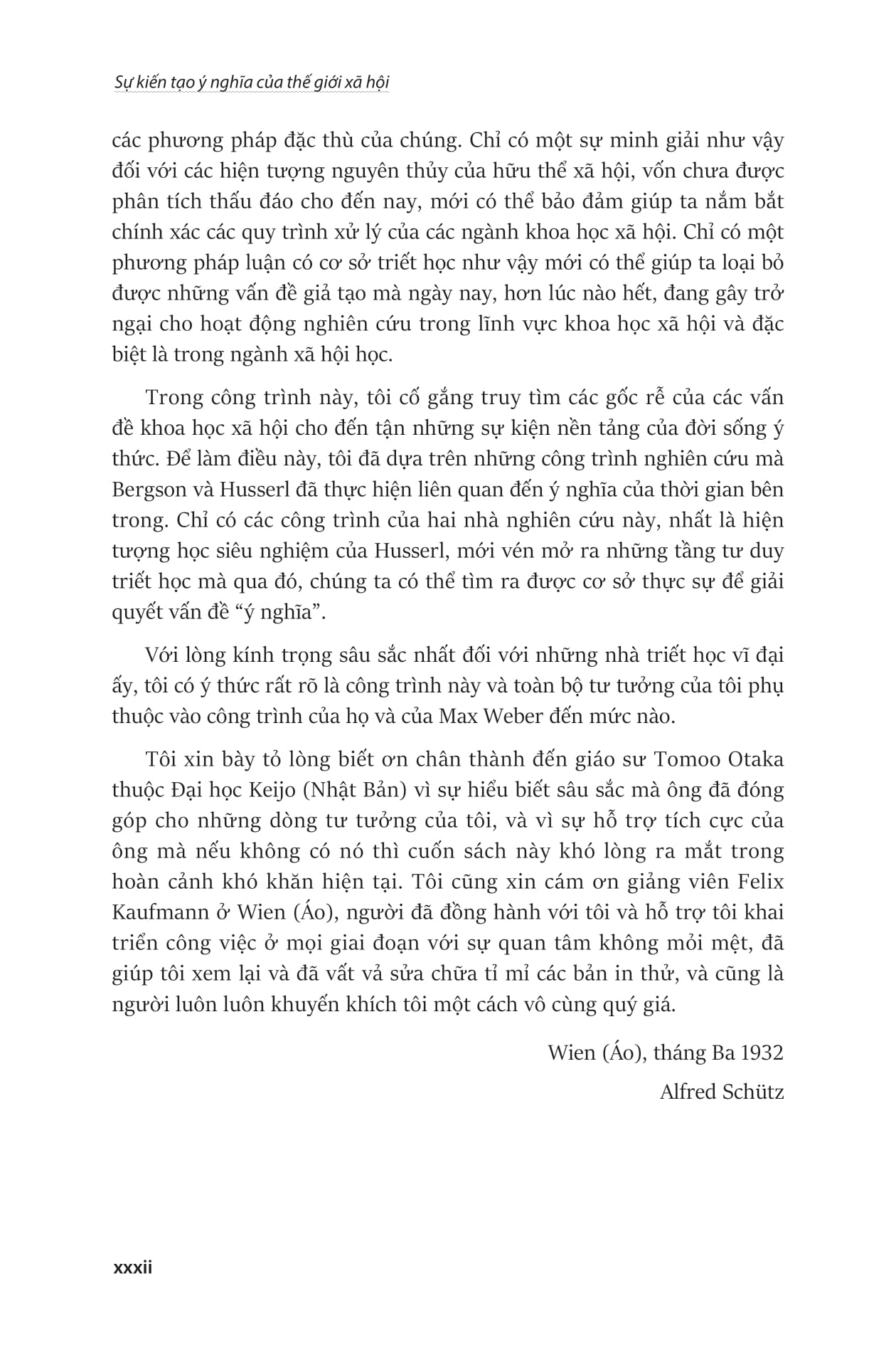 Sự Kiến Tạo Ý Nghĩa Của Thế Giới Xã Hội - Der Sinnhafte Aufbau Der Sozialen Welt - Ảnh 14