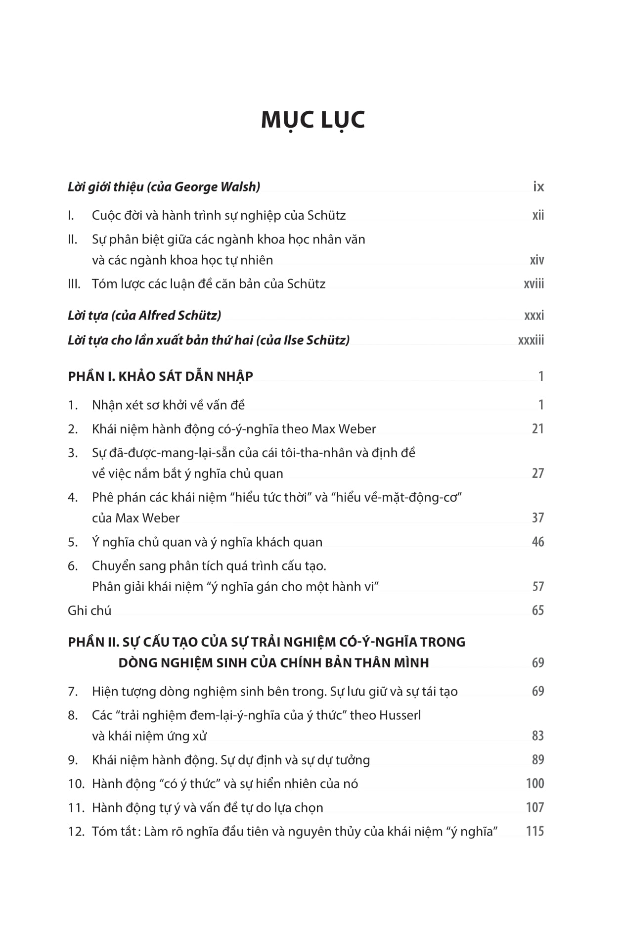 Sự Kiến Tạo Ý Nghĩa Của Thế Giới Xã Hội - Der Sinnhafte Aufbau Der Sozialen Welt - Ảnh 7