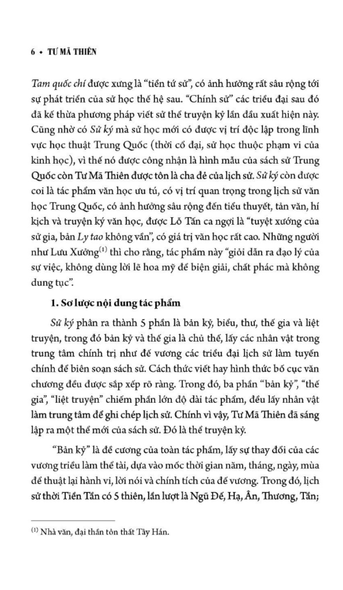 sử ký bản kỷ - bìa cứng - Ảnh 3