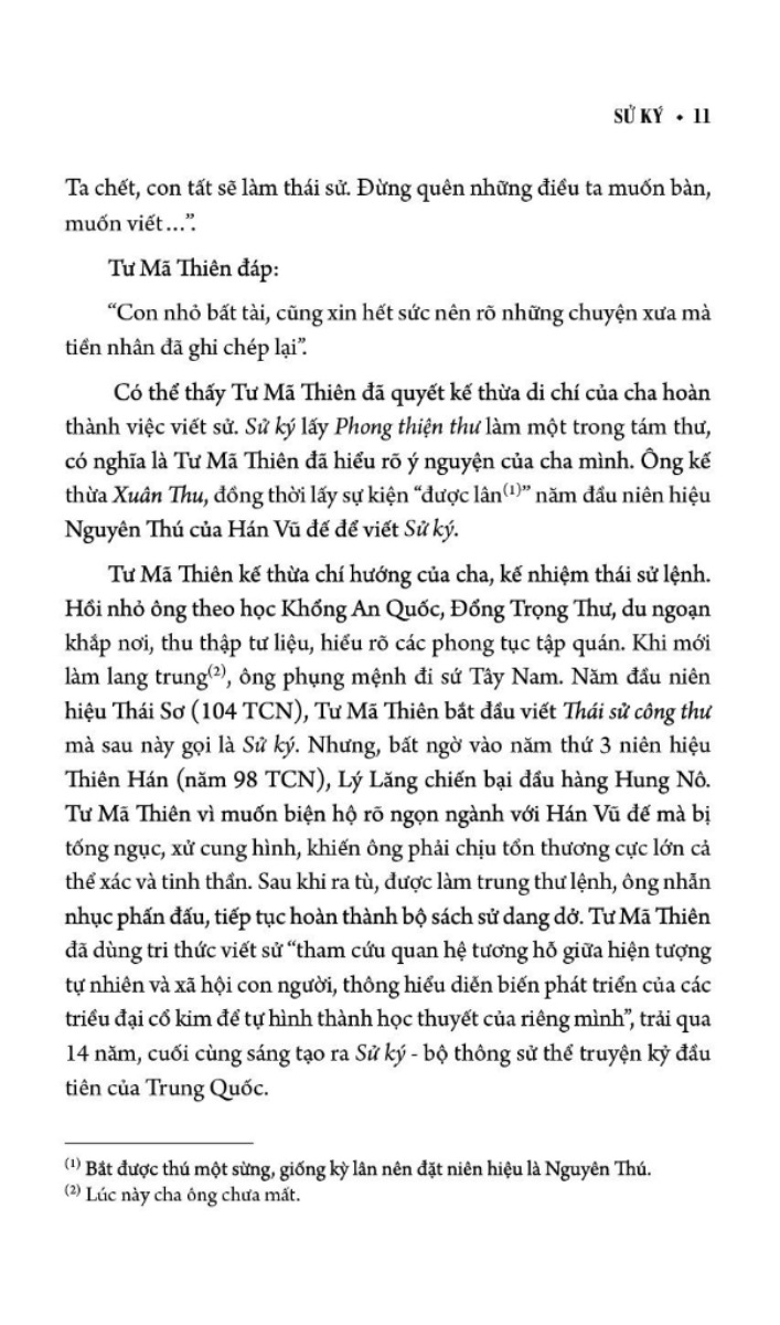 sử ký bản kỷ - bìa cứng - Ảnh 8