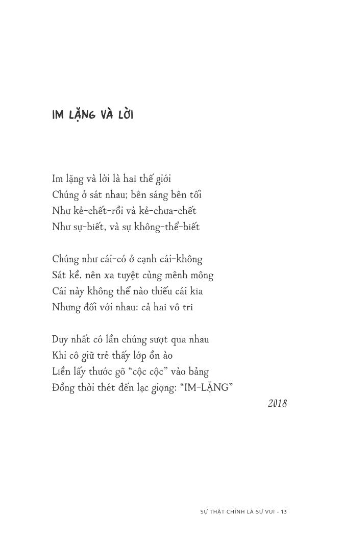 sự thật chính là sự vui - thơ - Ảnh 10