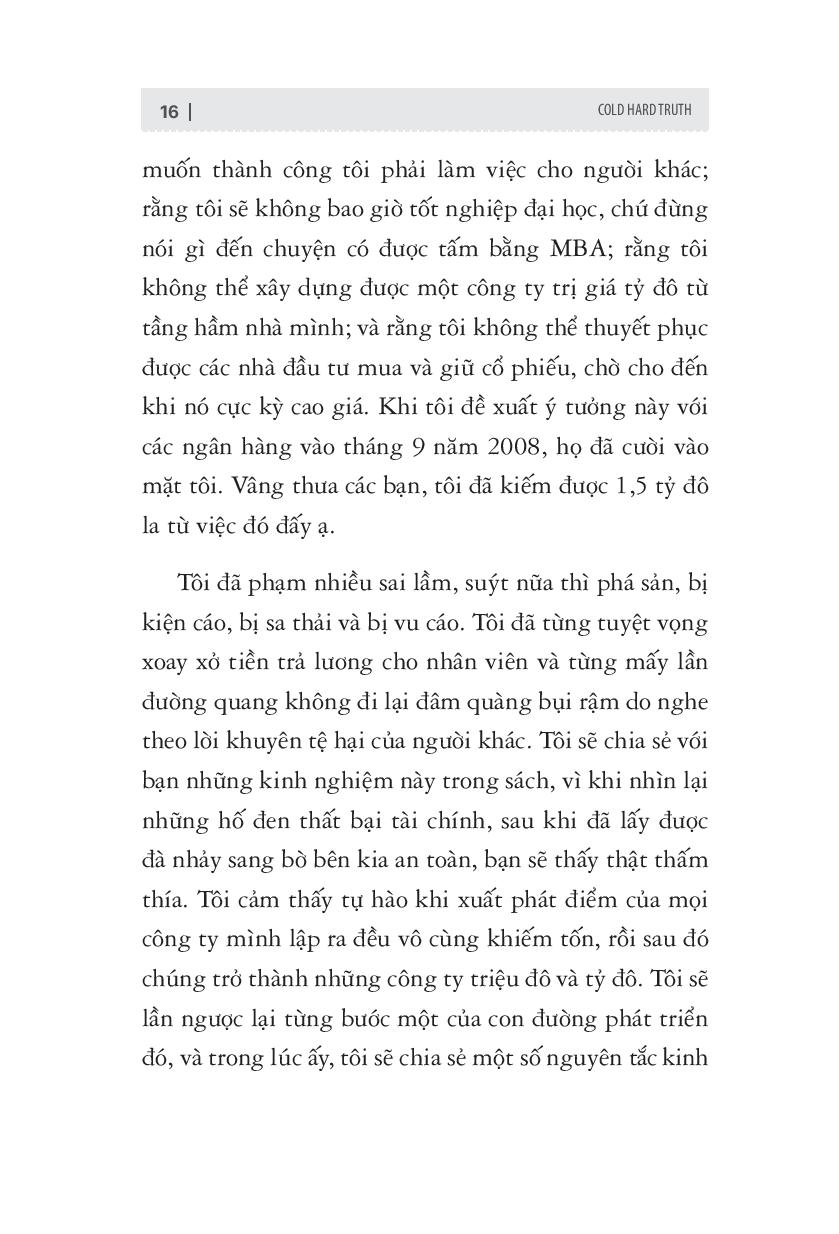 sự thật trần trụi về kinh doanh, cuộc sống và tiền bạc - Ảnh 15