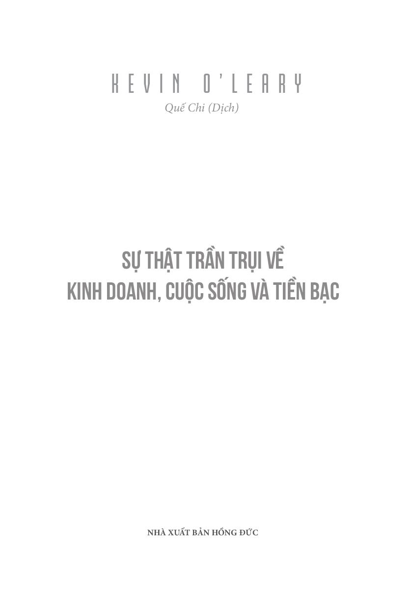 sự thật trần trụi về kinh doanh, cuộc sống và tiền bạc - Ảnh 3