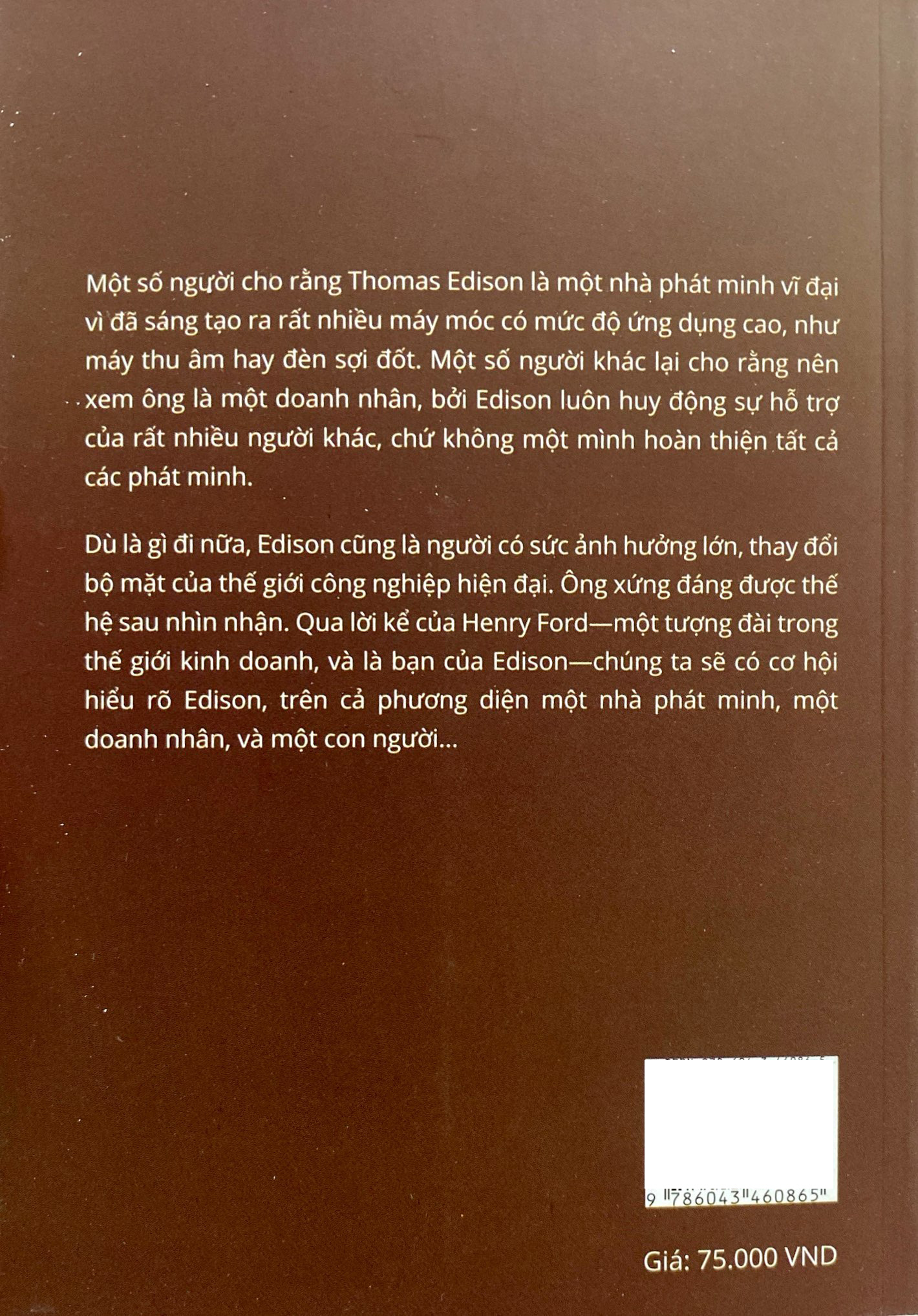 sự thật về edison - phù thủy xứ menlo park qua lời kể của henry ford (tái bản 2022) - Ảnh 8