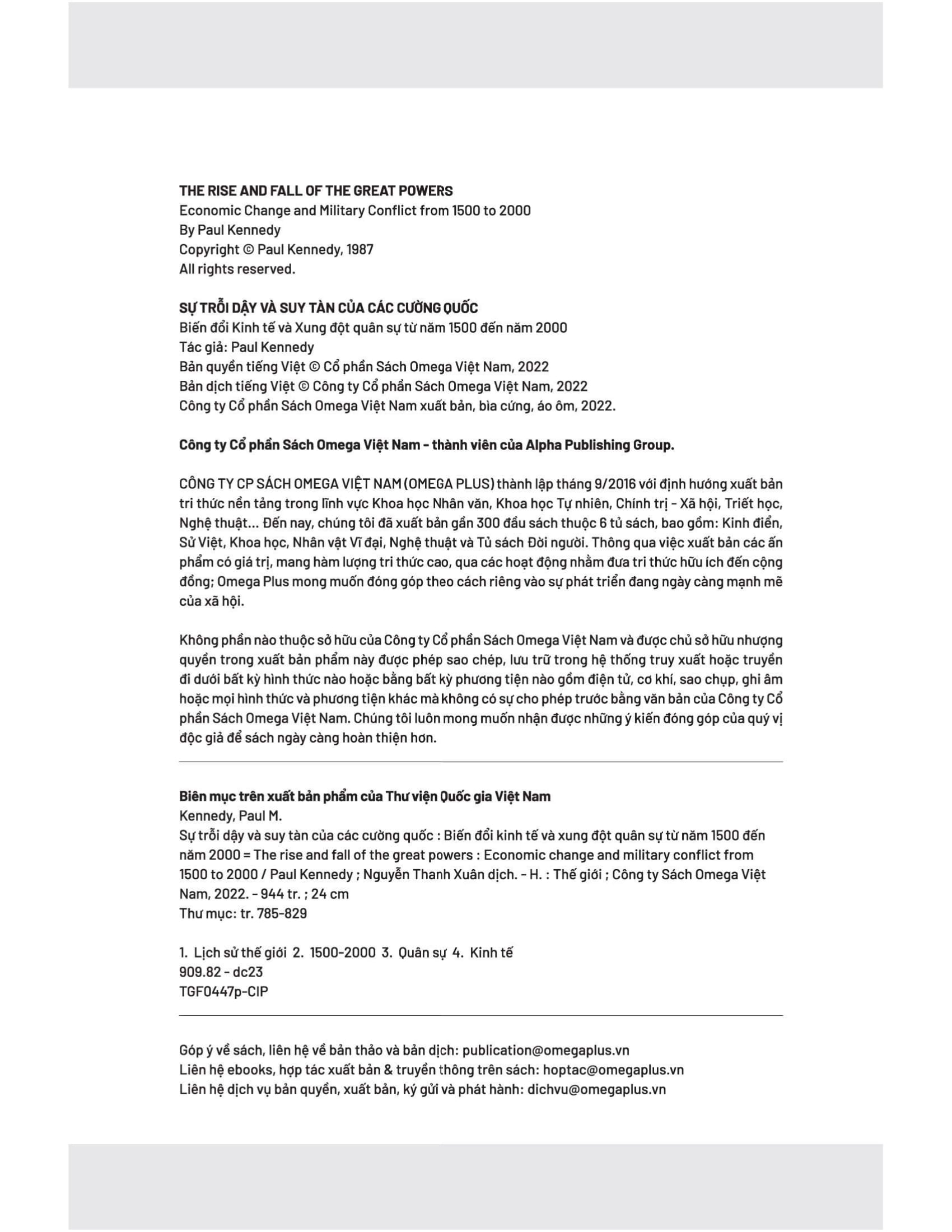 sự trỗi dậy và suy tàn của các cường quốc (tái bản 2022) - Ảnh 8