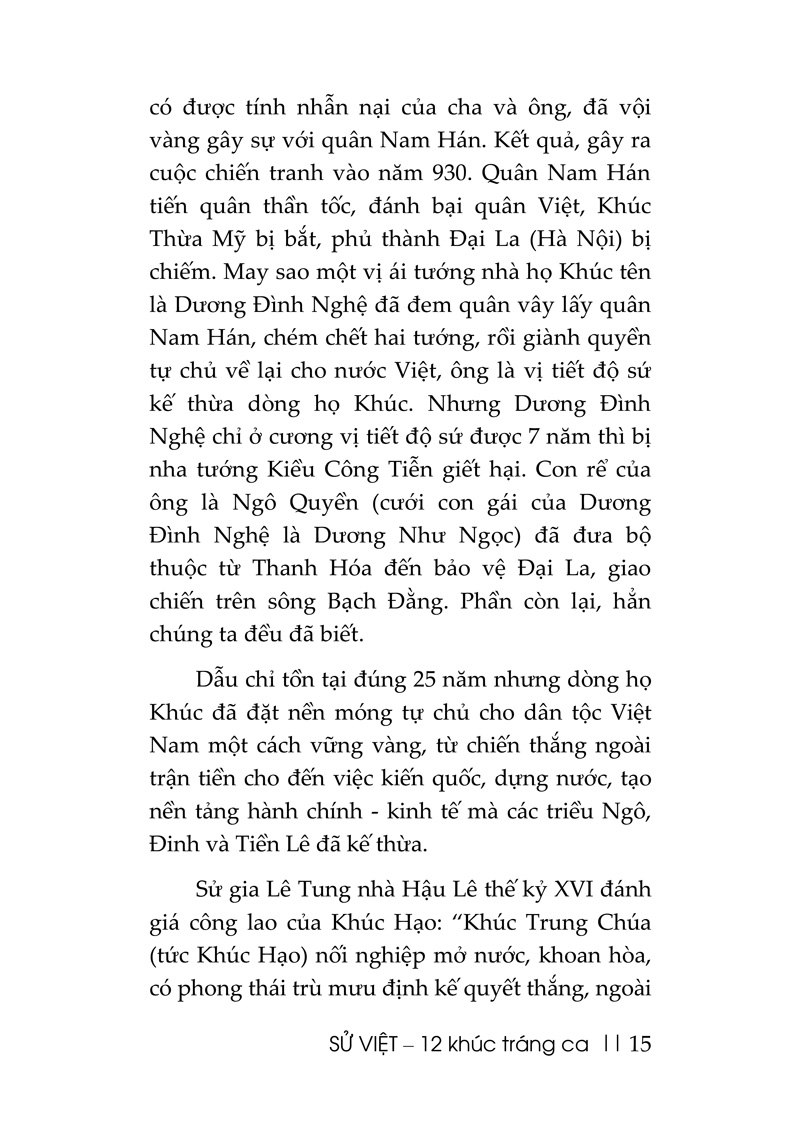 sử việt - 12 khúc tráng ca (tái bản 2022) - Ảnh 11