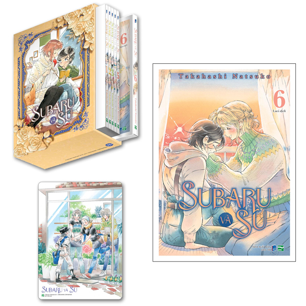 Bìa sách subaru và su - tập 6 - bản sưu tầm - tặng kèm postcard + hộp boxset