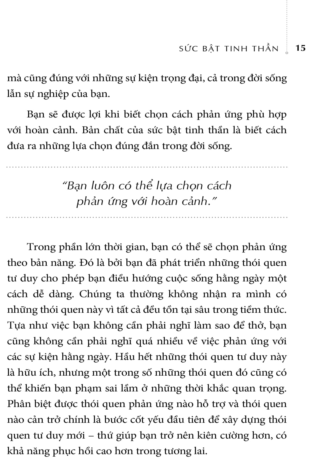 sức bật tinh thần - 10 thói quen cho cuộc sống chất lượng - Ảnh 14
