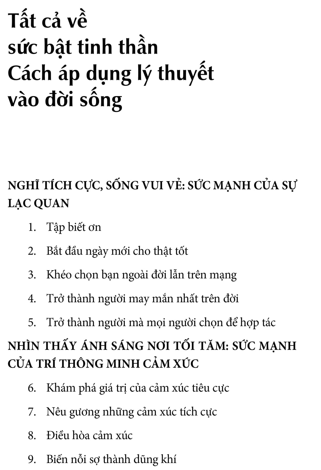 sức bật tinh thần - 10 thói quen cho cuộc sống chất lượng - Ảnh 9
