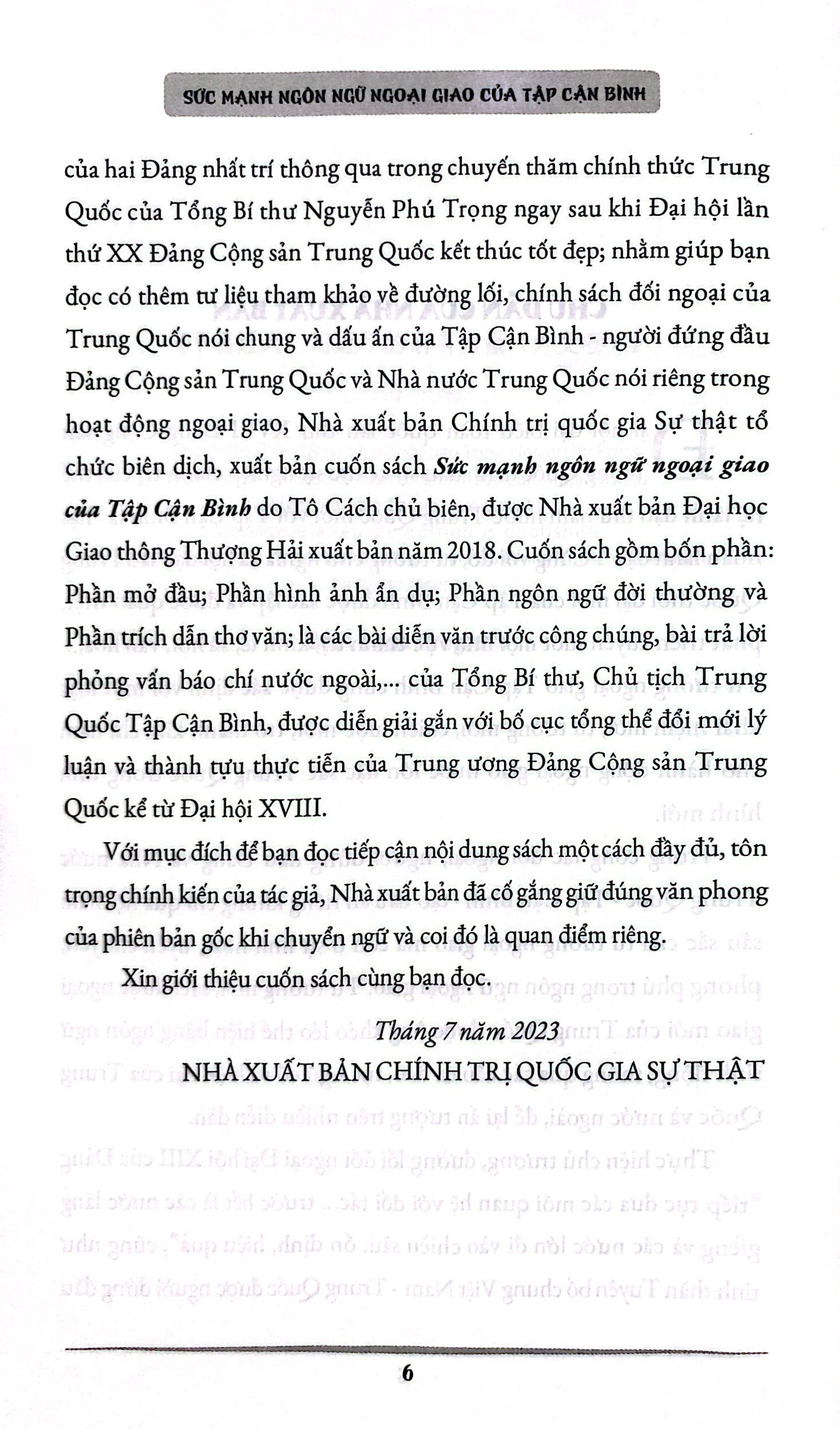 sức mạnh ngôn ngữ ngoại giao của tập cận bình - Ảnh 4