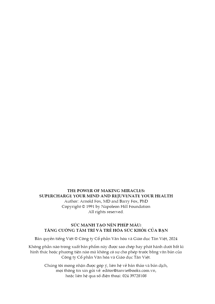 sức mạnh tạo nên phép màu - tăng cường tâm trí và trẻ hóa sức khỏe của bạn - Ảnh 4