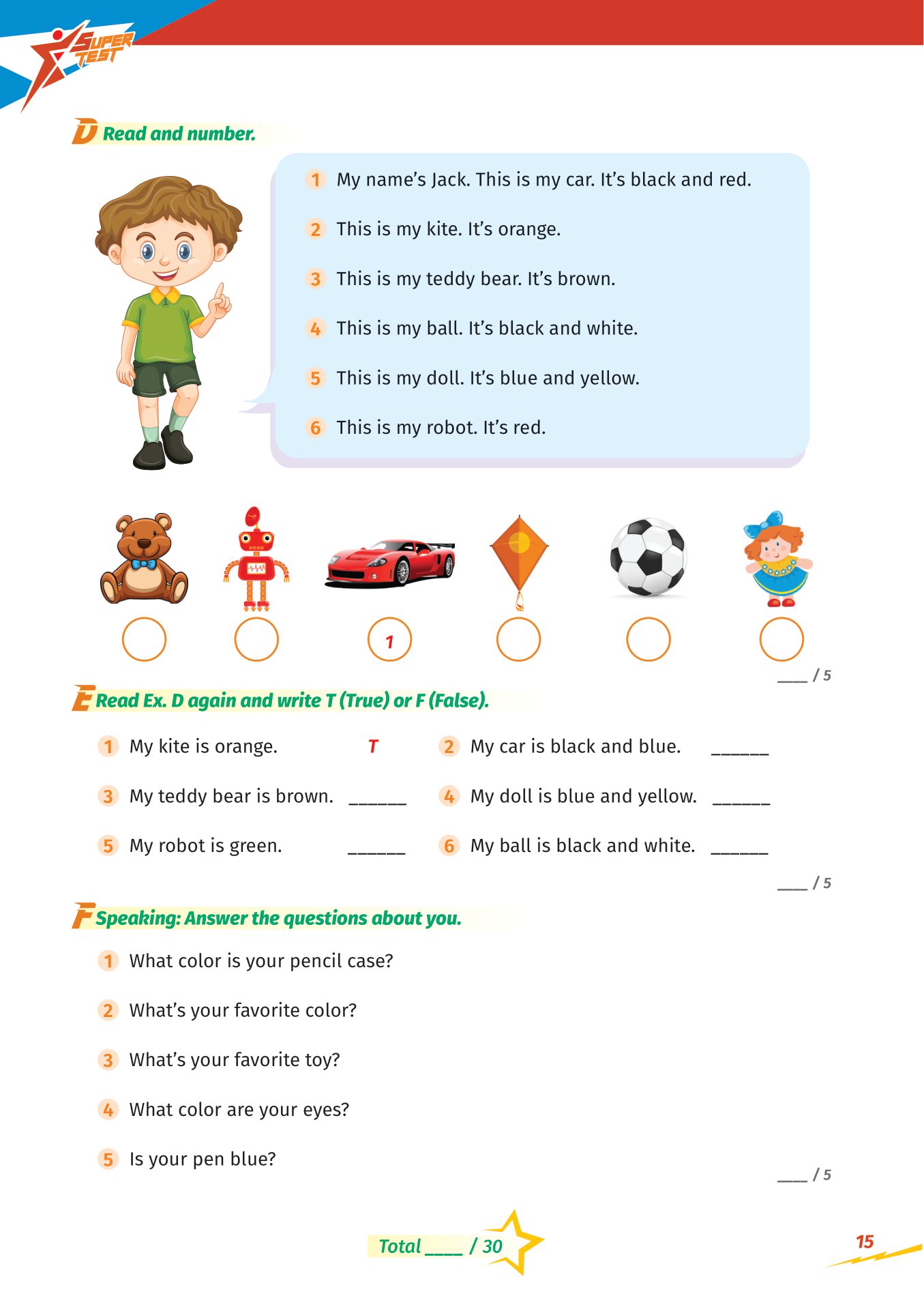 super test - đề kiểm tra nhanh tiếng anh cho học sinh lớp 2 - Ảnh 12