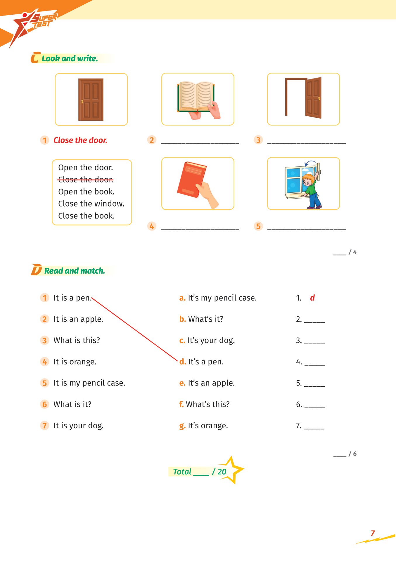 super test - đề kiểm tra nhanh tiếng anh cho học sinh lớp 2 - Ảnh 8