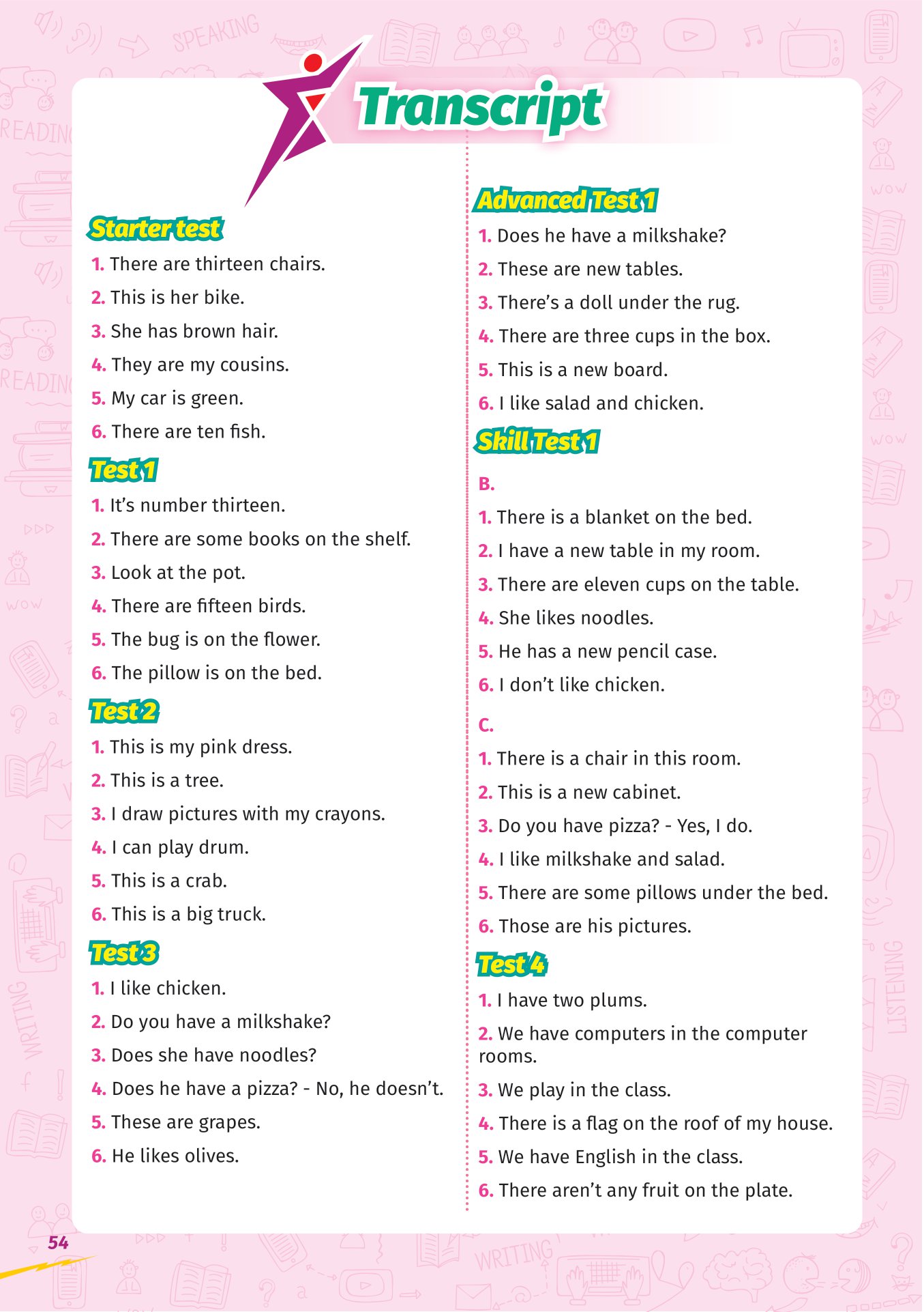 super test - đề kiểm tra nhanh tiếng anh cho học sinh lớp 3 - Ảnh 14