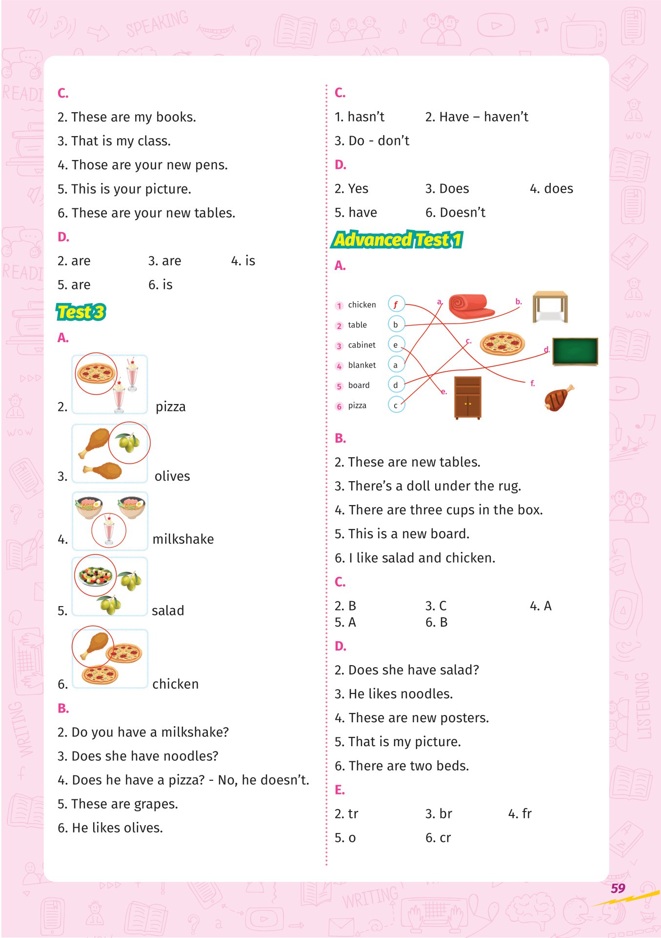 super test - đề kiểm tra nhanh tiếng anh cho học sinh lớp 3 - Ảnh 16