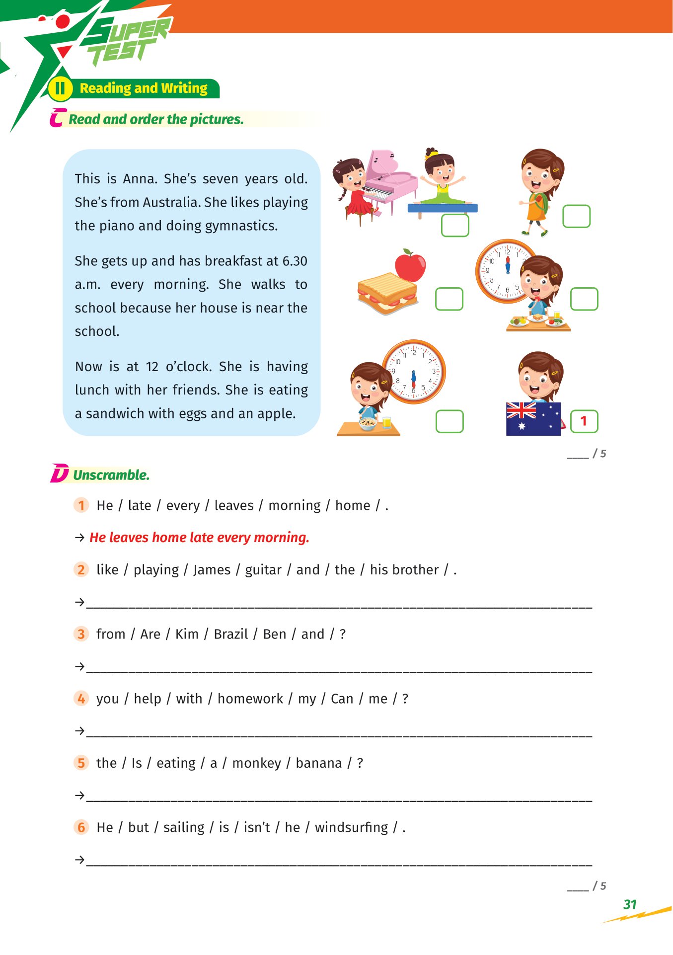 super test - đề kiểm tra nhanh tiếng anh cho học sinh lớp 4 - Ảnh 15