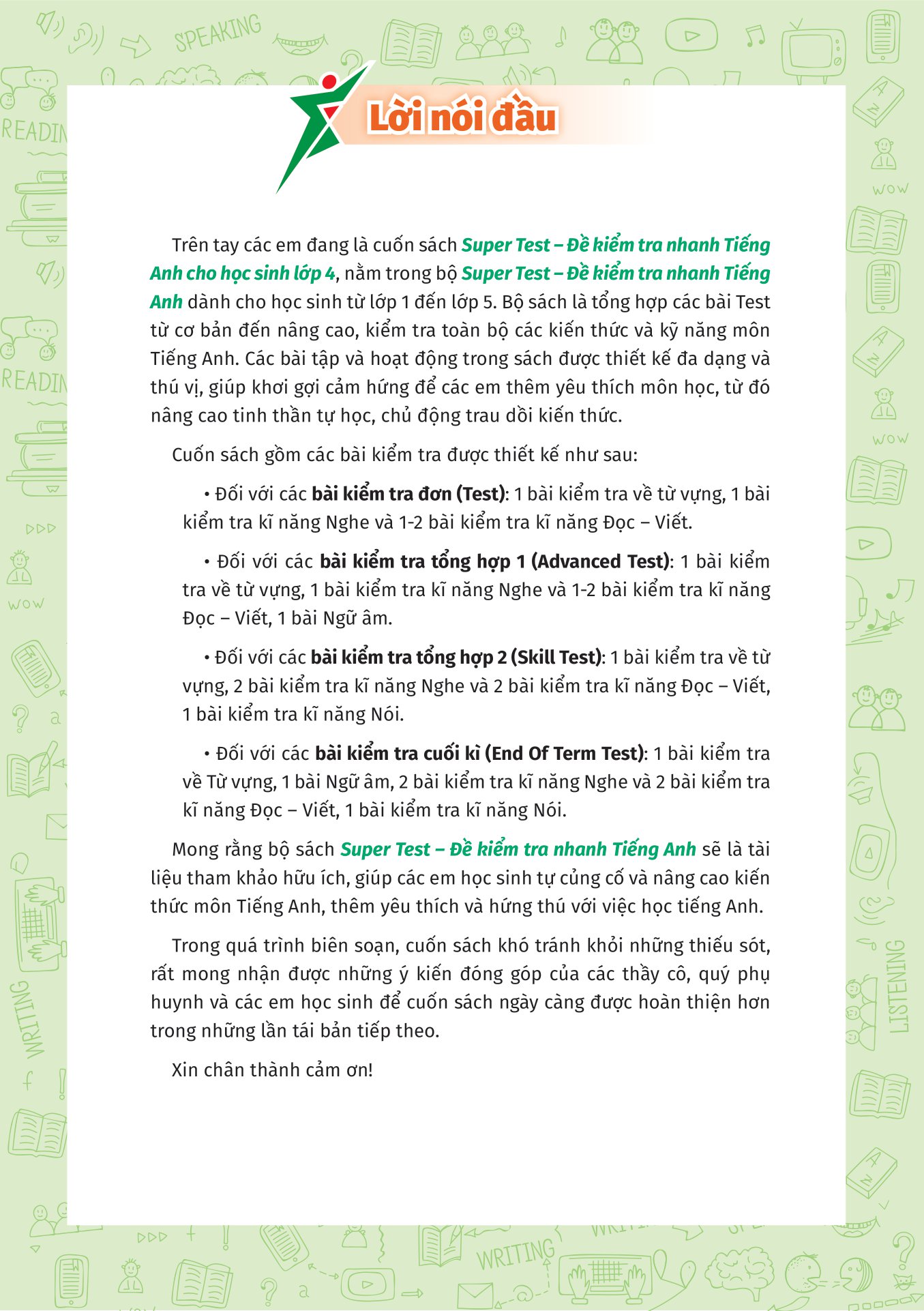 super test - đề kiểm tra nhanh tiếng anh cho học sinh lớp 4 - Ảnh 4