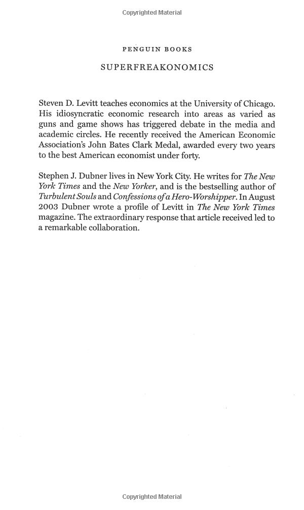 superfreakonomics - Ảnh 2