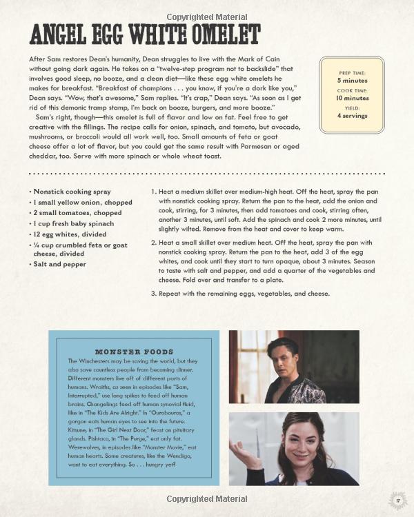 supernatural: the official cookbook: burgers, pies and other (science fiction fantasy) - Ảnh 13