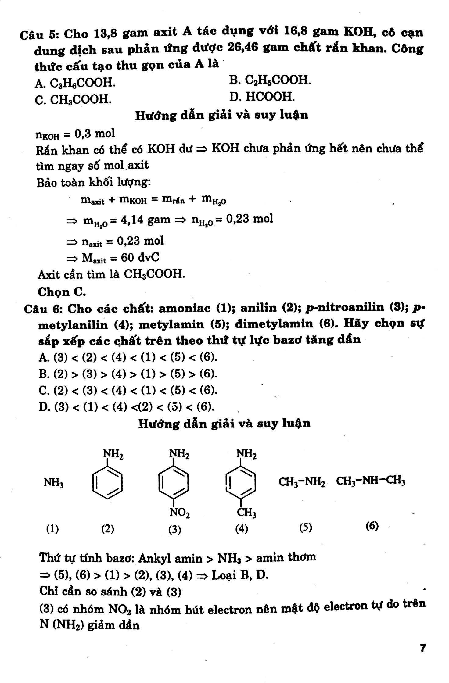 suy luận và pp giải nhanh đề thi trắc nghiệm hóa học 12 - Ảnh 4