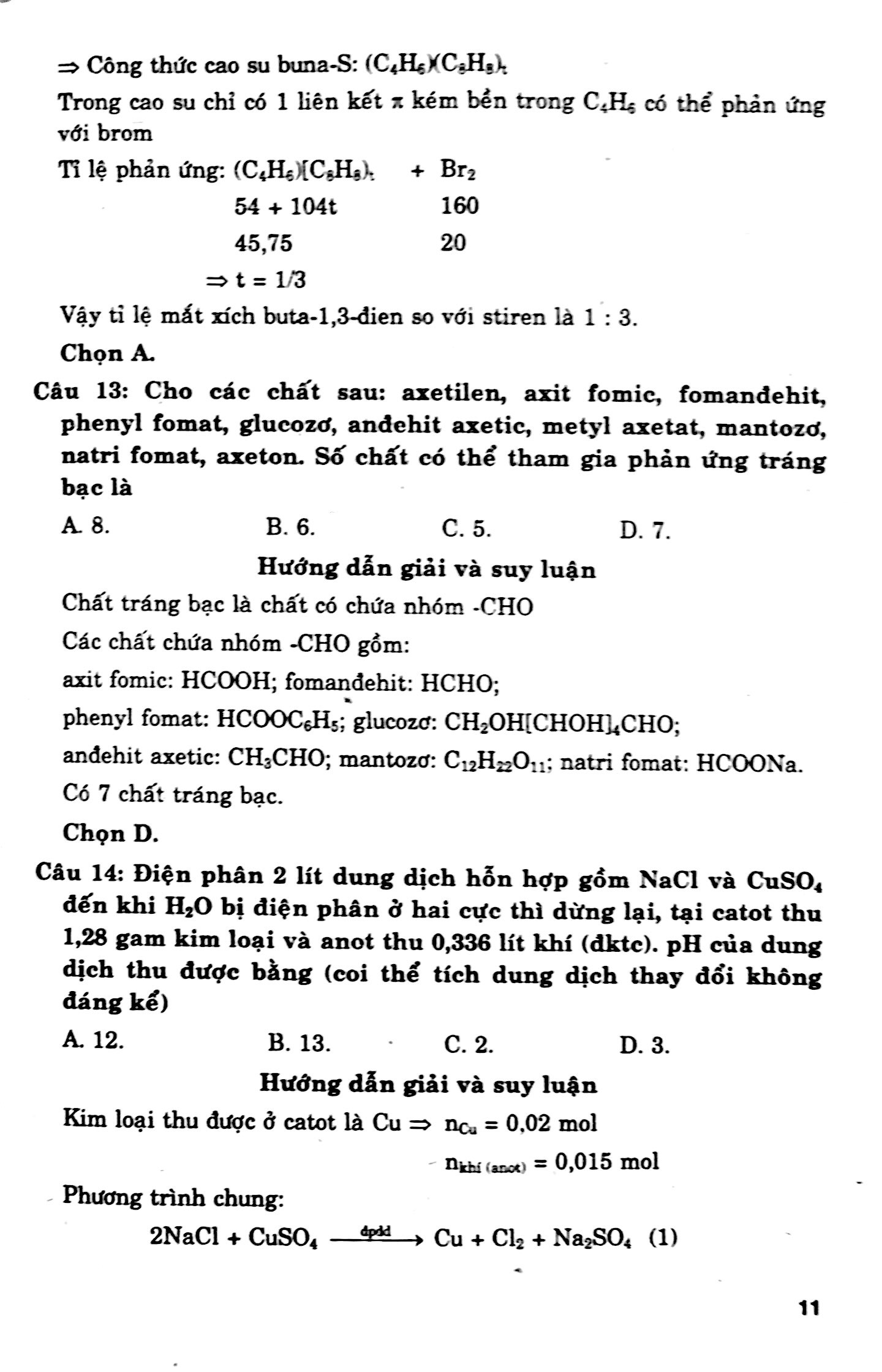 suy luận và pp giải nhanh đề thi trắc nghiệm hóa học 12 - Ảnh 8