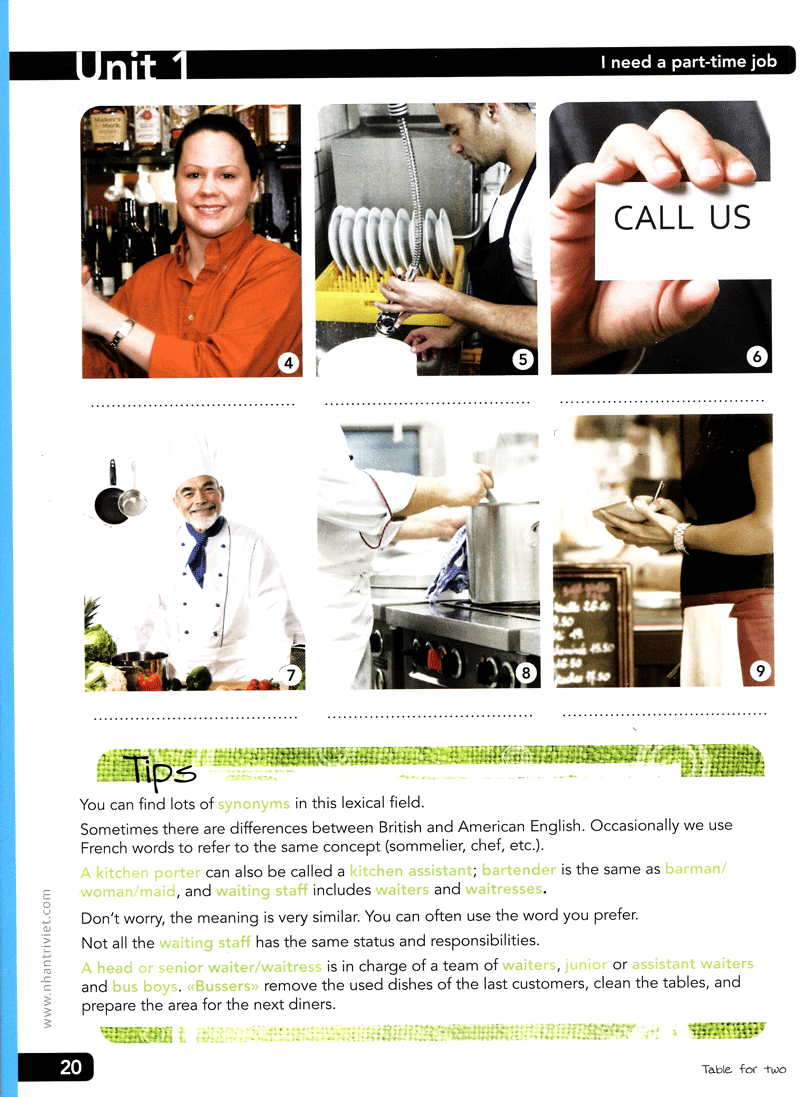 table for two - english for restaurant (+cd) - Ảnh 11