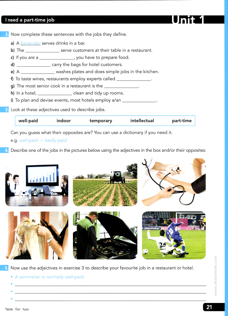 table for two - english for restaurant (+cd) - Ảnh 12