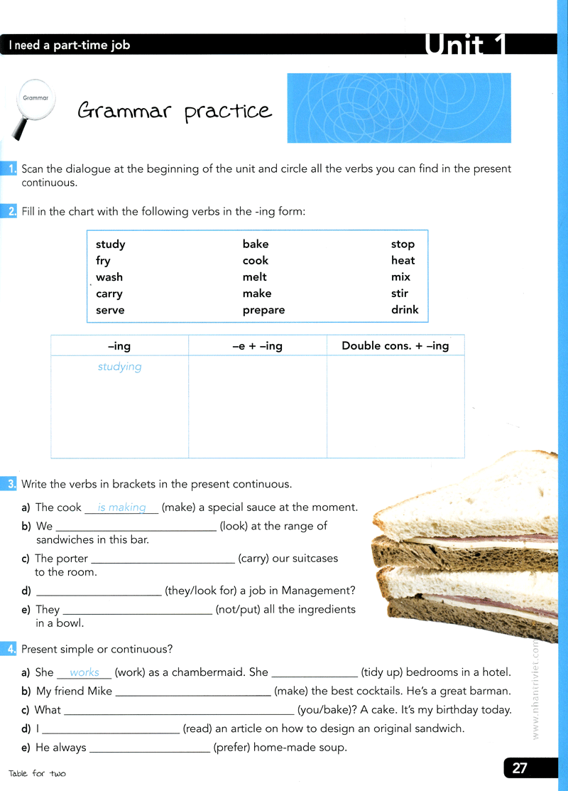 table for two - english for restaurant (+cd) - Ảnh 18