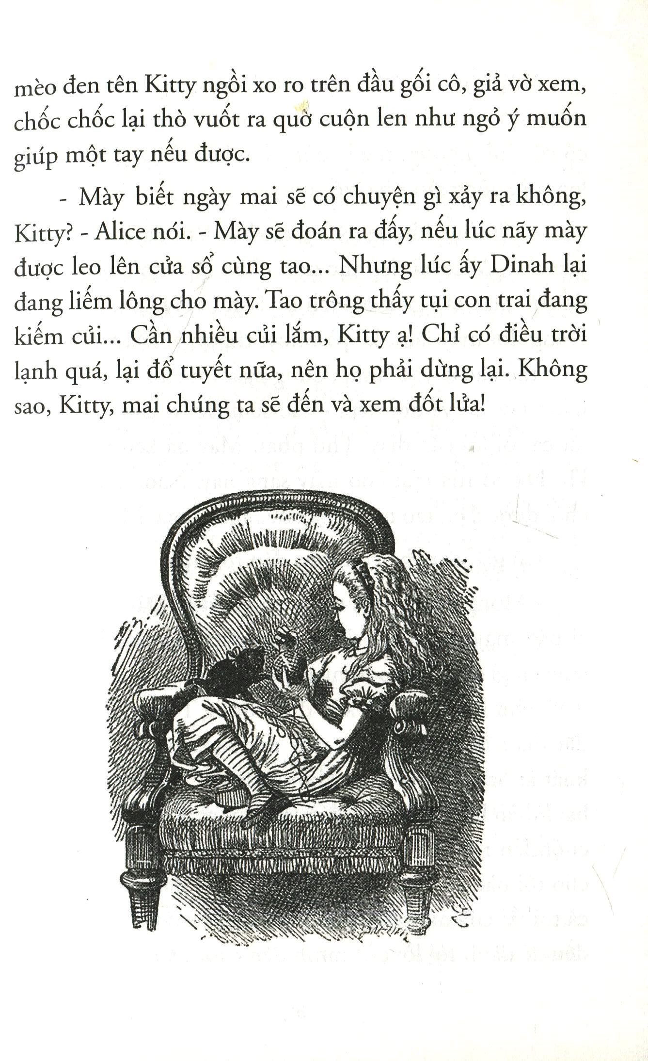 tác phẩm chọn lọc - văn học anh - alice ở xứ sở trong gương (tái bản 2022) - Ảnh 4