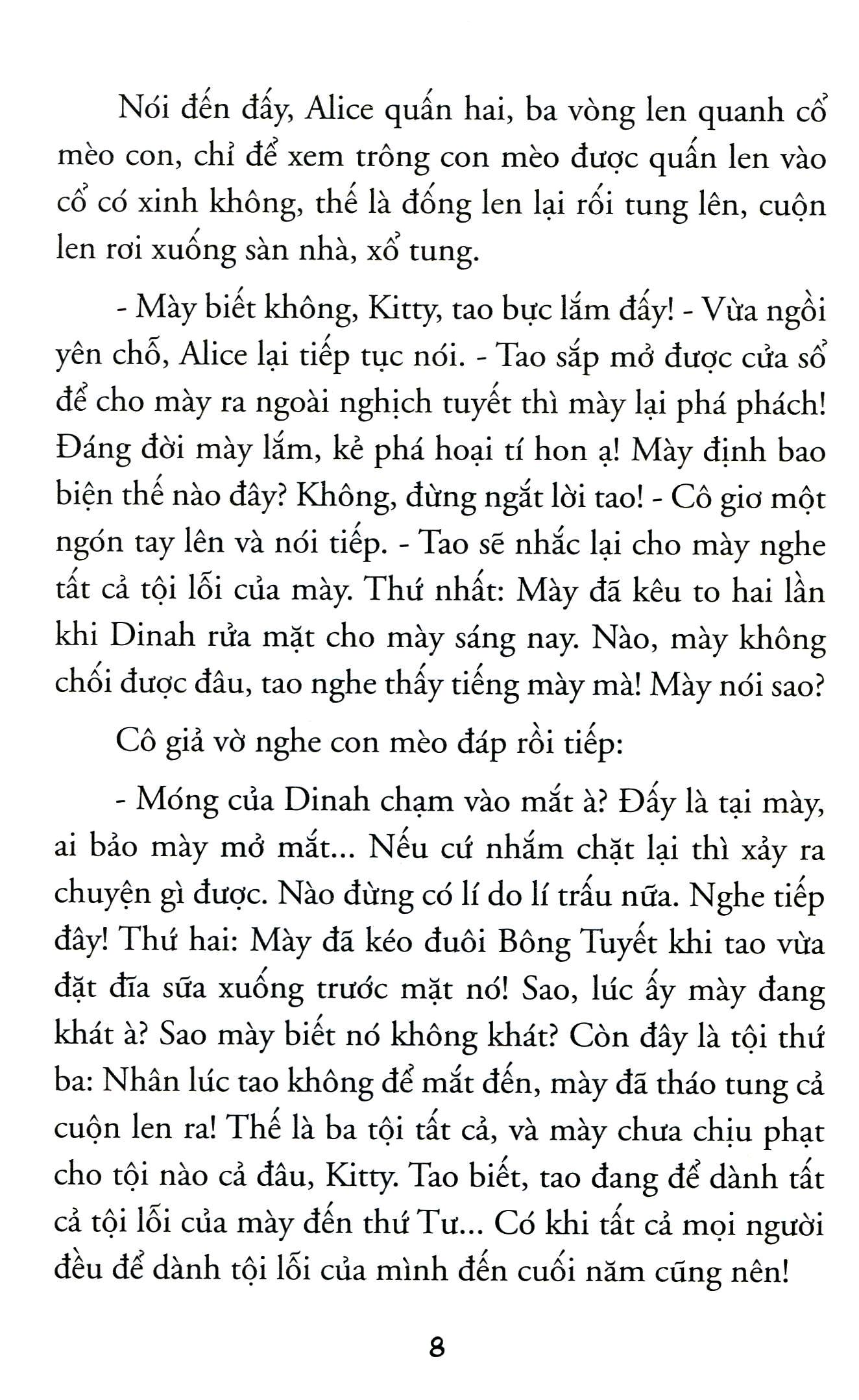 tác phẩm chọn lọc - văn học anh - alice ở xứ sở trong gương (tái bản 2022) - Ảnh 5
