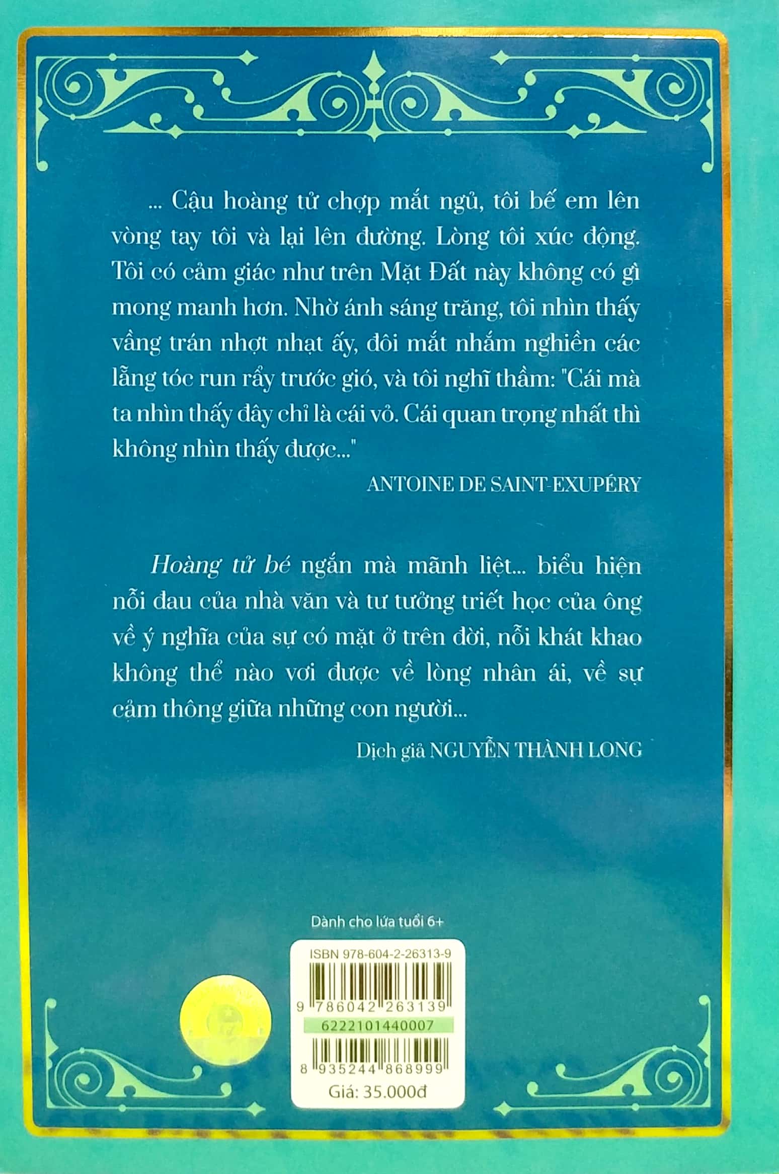 Tác Phẩm Chọn Lọc - Văn Học Pháp - Hoàng Tử Bé (Tái Bản) - Ảnh 6