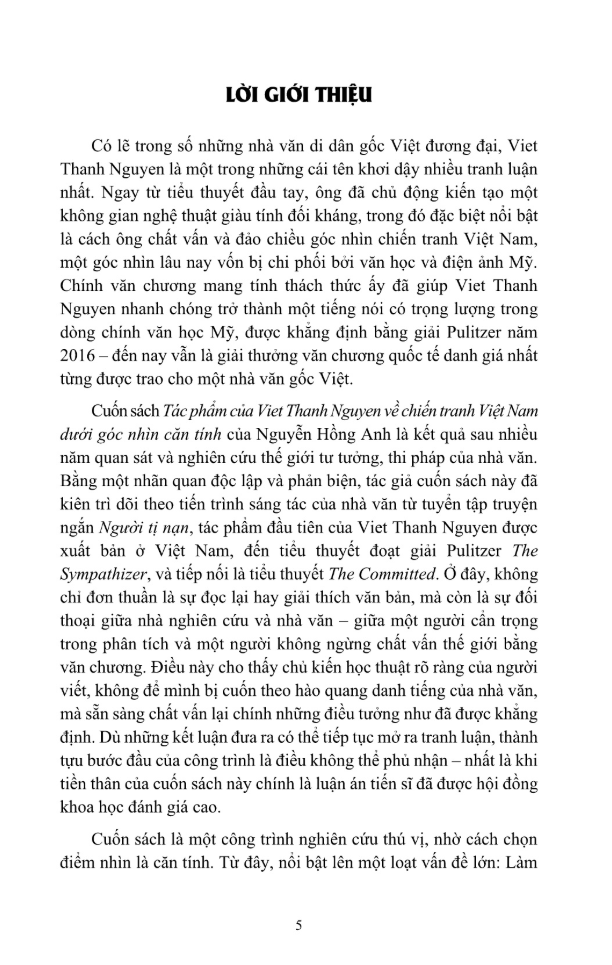 Tác Phẩm Của Viet Thanh Nguyen Về Chiến Tranh Việt Nam Dưới Góc Nhìn Căn Tính - Ảnh 5