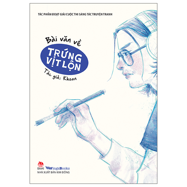 Tac Pham Doat Giai Cuoc Thi Sang Tac Truyen Tranh - Bai Van Ve Trung Vit Lon - Ma Mere Vend Des Baluts - Song Ngu Viet-Phap