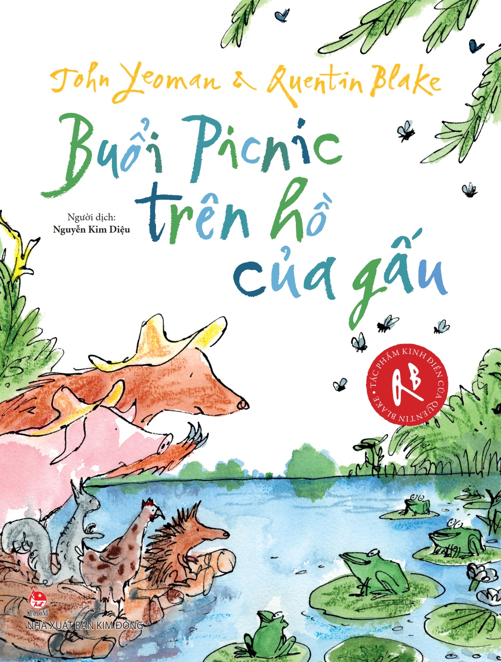 tác phẩm kinh điển của quentin blake - buổi picnic trên hồ của gấu - Ảnh 2