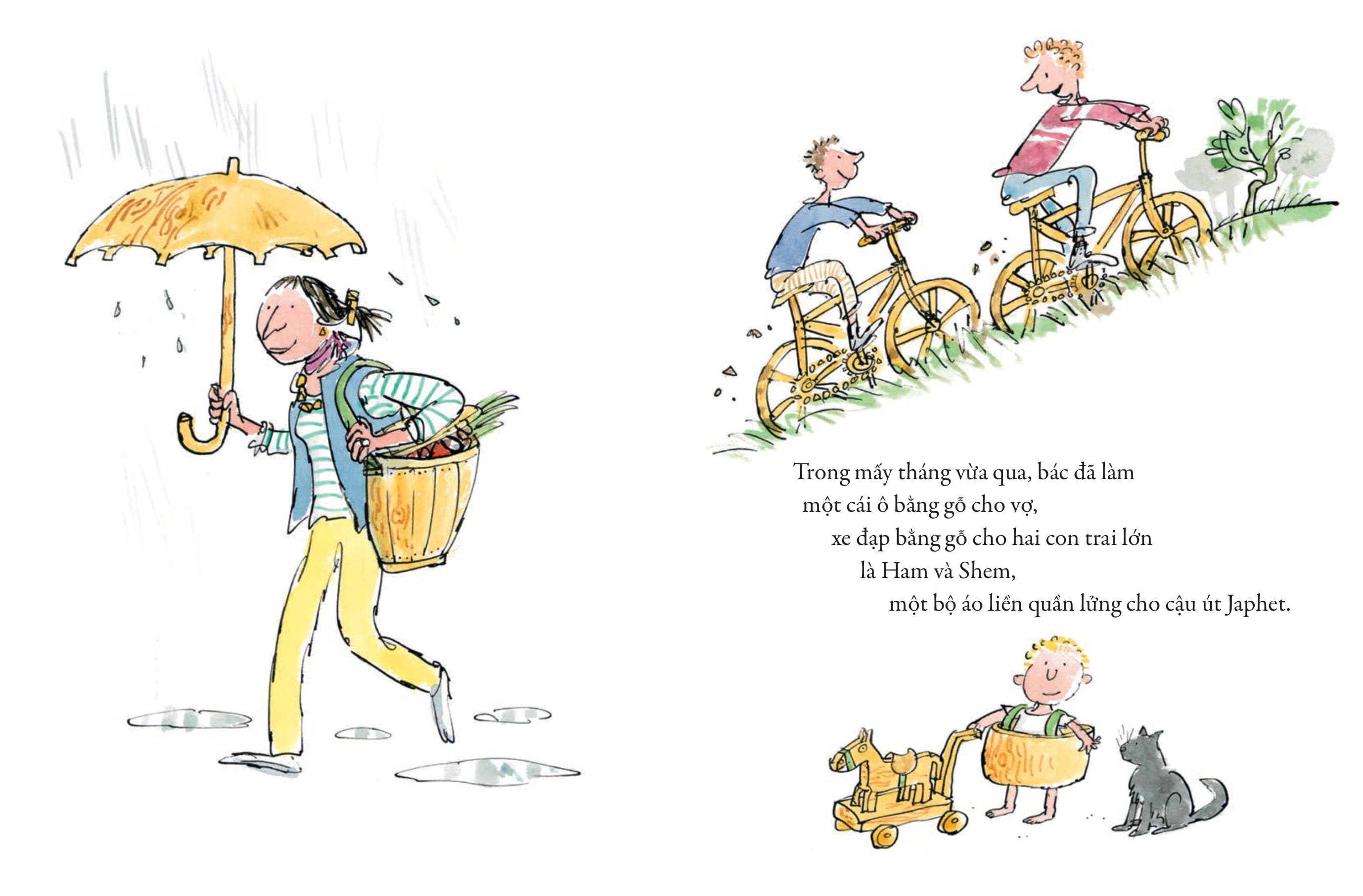 tác phẩm kinh điển của quentin blake - chiếc thuyền của bác thợ mộc - Ảnh 4
