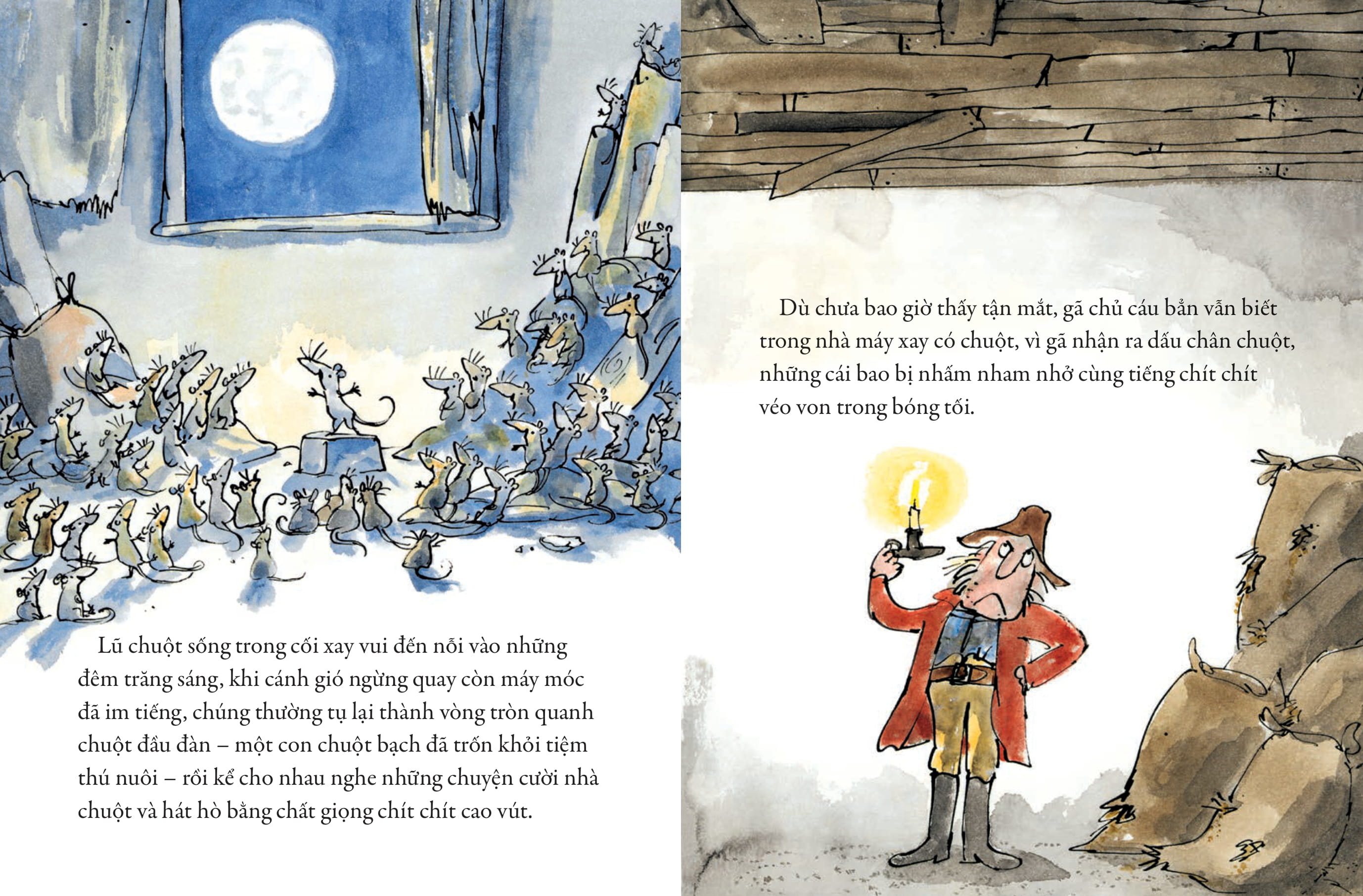 tác phẩm kinh điển của quentin blake - chuyện chuột cứu mèo - Ảnh 6